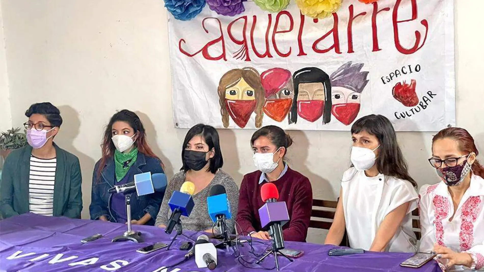 feministas conferencia de prensa